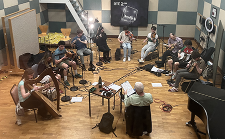 Trad legends Dónal Lunny & Paddy Glackin collaborate with Traditional Music ensemble on debut album